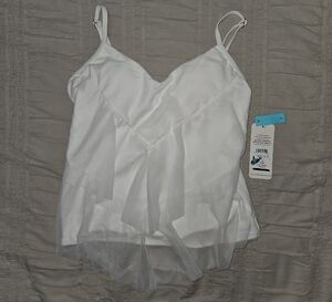 White Tankini Top
